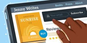 create an author's website