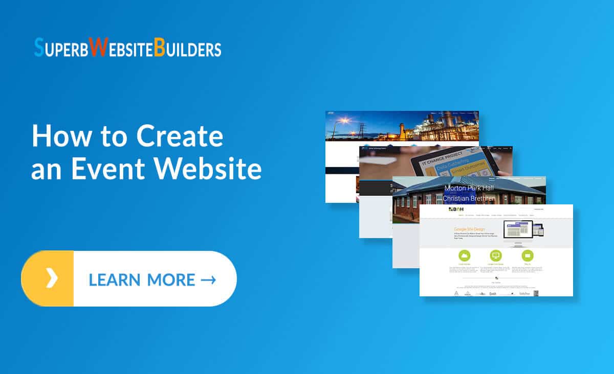 How do I create an event planning website?