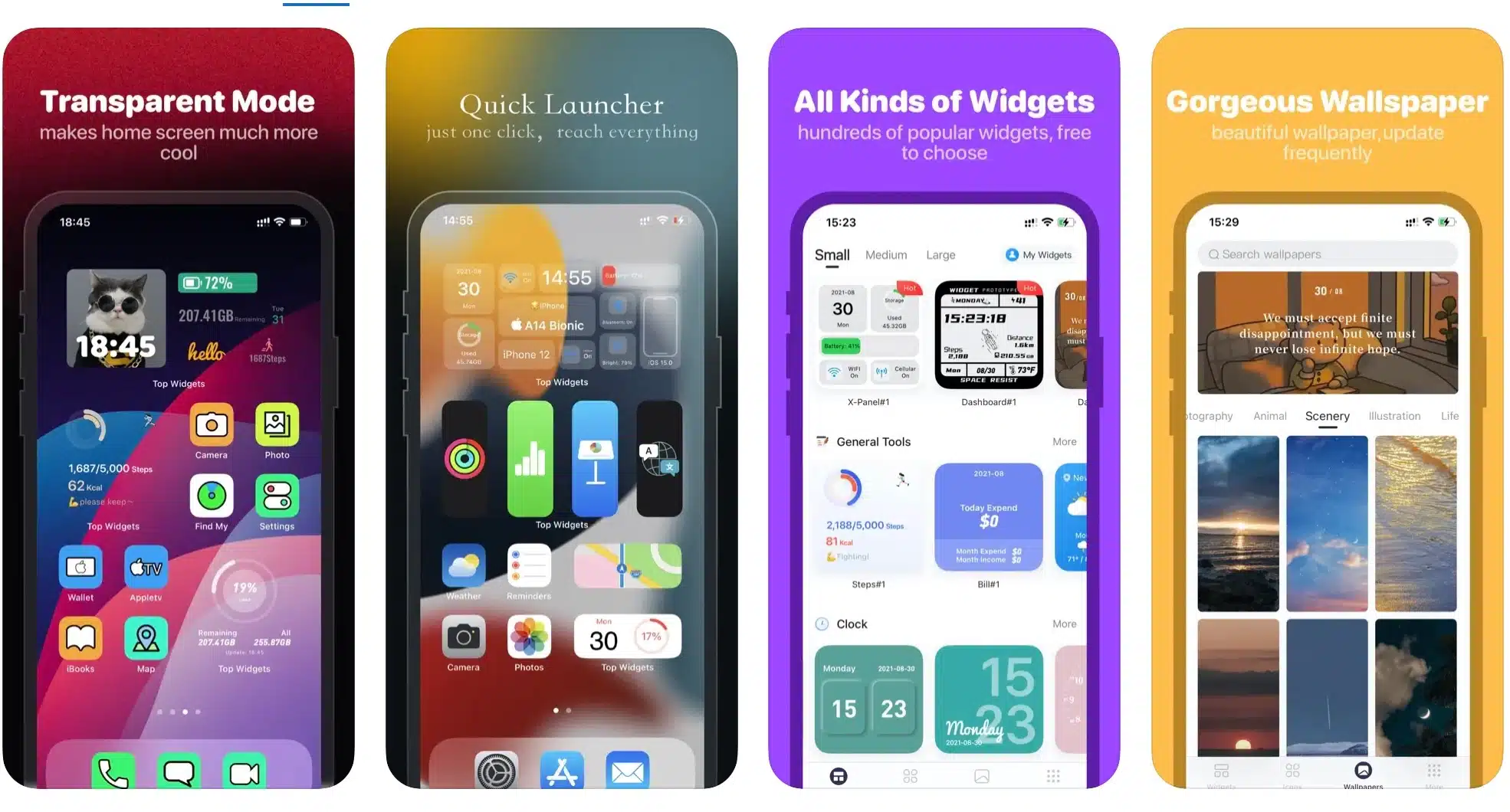 What is the most common widget?