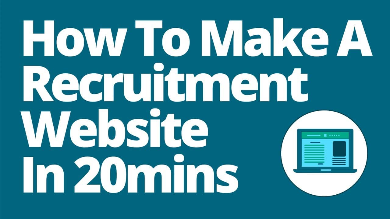 How do I create a recruitment agency website?