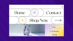 What should be in a website menu?