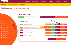 How do I change my website settings?