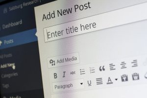 How do you write a post on a website?