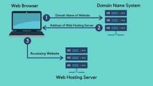 whats the difference between hosting and domains?