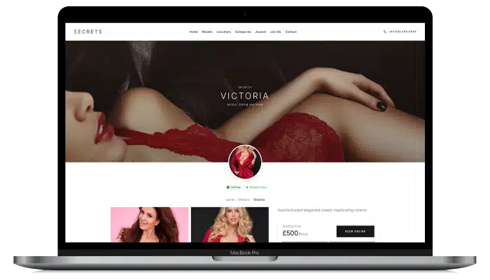Escort Website Design Escort Website Design